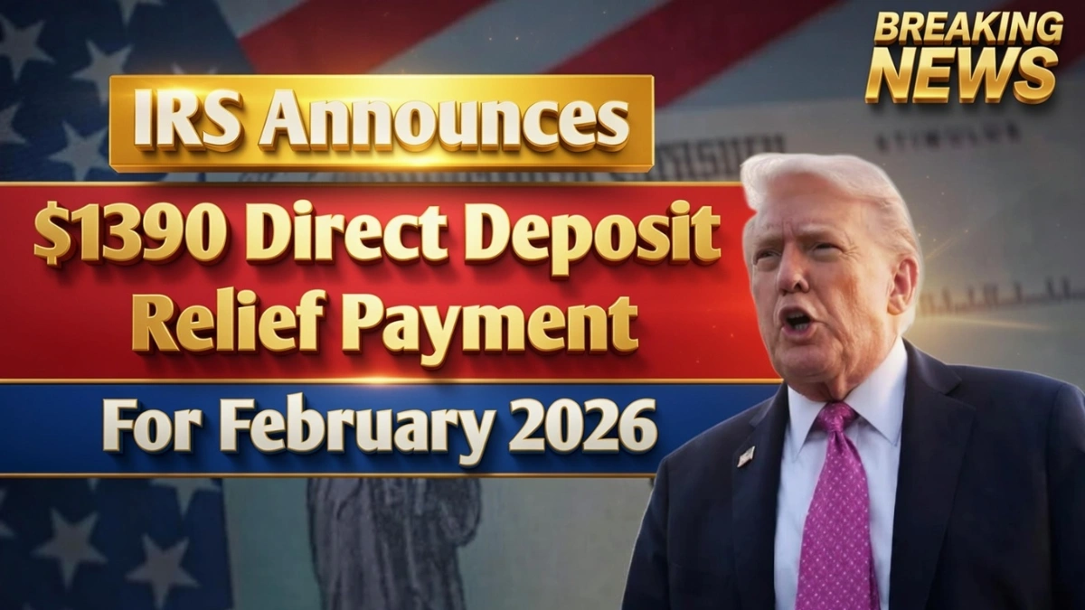 $1,390 IRS Relief Payment 2026