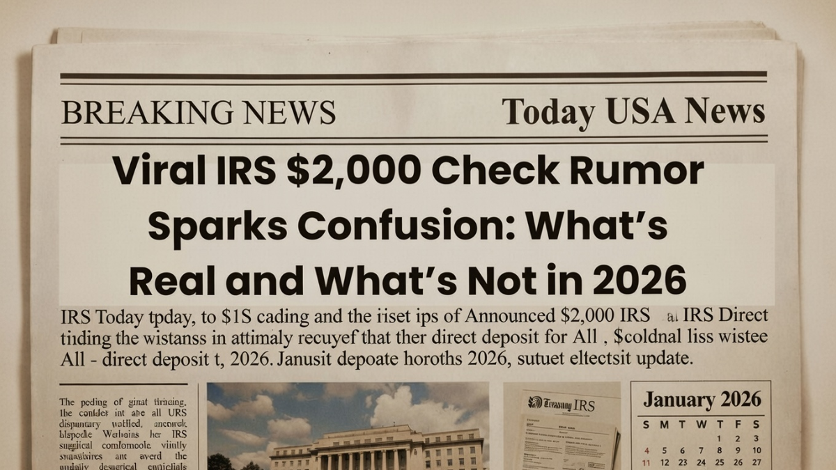 IRS $2000 check rumor