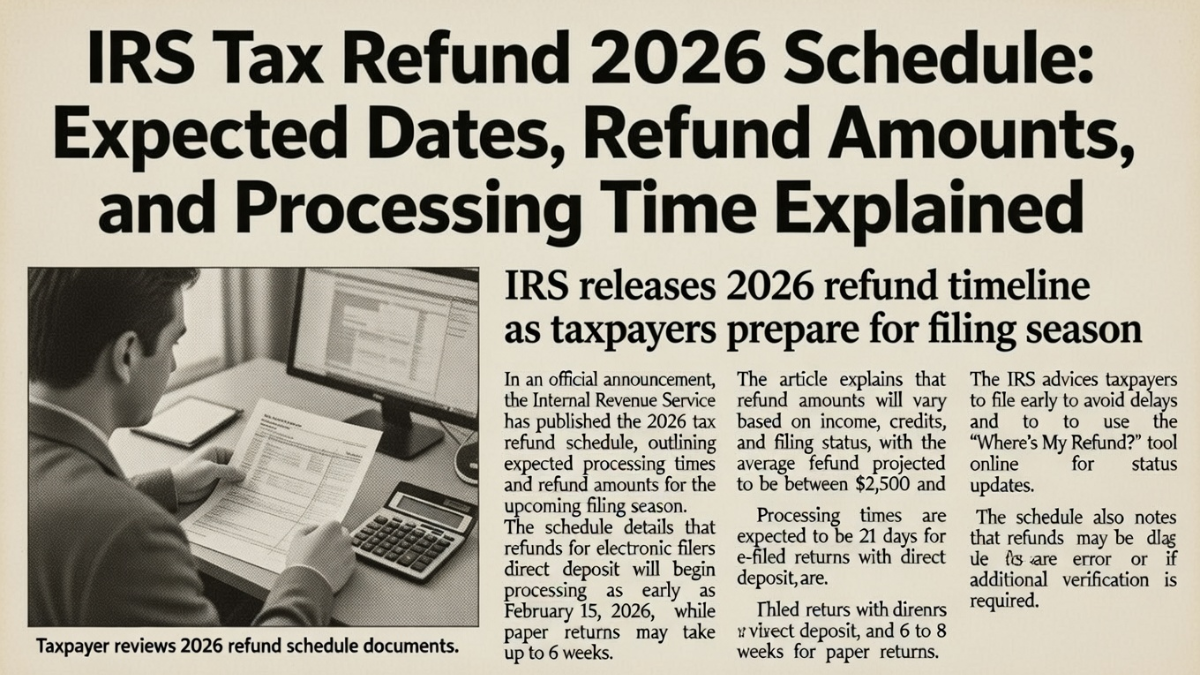 IRS tax refund 2026