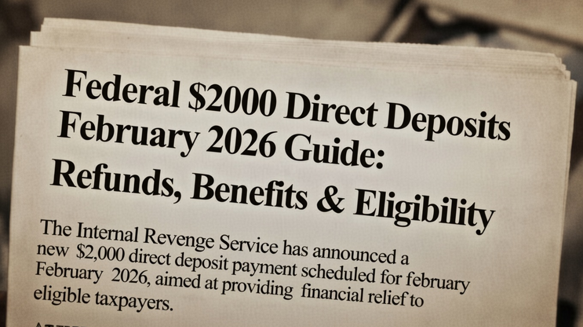 $2000 direct deposit February 2026