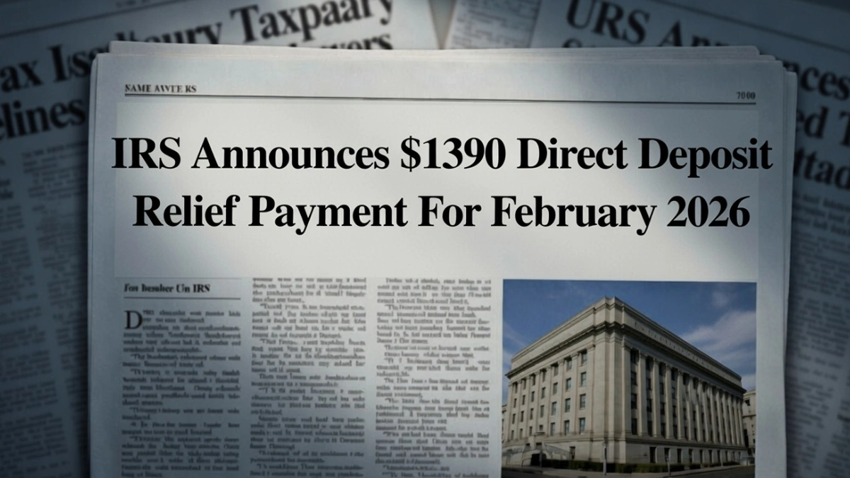 IRS $1,390 payment 2026