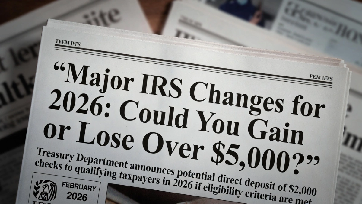 Major IRS Changes for 2026